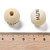 Schima Wood European Beads WOOD-G023-02B-3