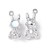 Alloy Crystal Rhinestone Pendants ALRI-K049-02P-2