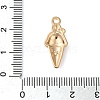 Light Gold Plated Alloy Enamel Pendants ENAM-U001-02A-KCG-3