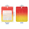 40Pcs Rectangle Glitter Holographic Plastic Resealable Packaging Bags ABAG-TA0001-97B-02-3