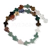 Natural & Synthetic Mixed Gemstone Beads Strands G-I369-A26-02-3