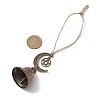 Iron Bell Pendant Decoration HJEW-JM02237-3