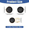 Zinc Alloy Enamel Cufflinks BUTT-GL0001-12-2