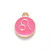 Alloy Enamel Pendants ENAM-S124-01B-03G-3