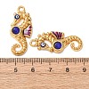 304 Stainless Steel Enamel Pendants STAS-Z193-13G-07A-3