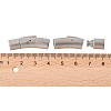 304 Stainless Steel Bayonet Clasps LS-STAS-C041-01-3