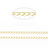 Brass Twisted Chains CHC-Q001-5x4mm-G-1