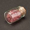 Transparent Glass Wishing Bottle Decoration DJEW-A001-01B-10-3