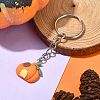 Alloy and Resin Pendant Keychain KEYC-JKC00894-2