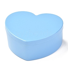 Heart Plastic Jewelry Boxes OBOX-F006-09C