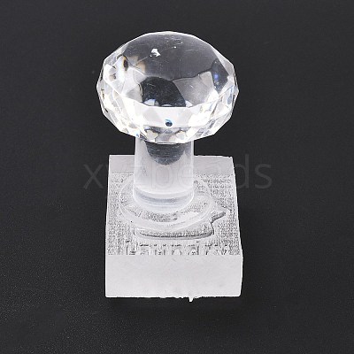 Clear Acrylic Soap Stamps with Big Handles DIY-XCP0003-88A-1