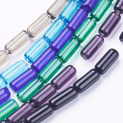 Transparent Glass Beads Strands GLAA-GST-M-1