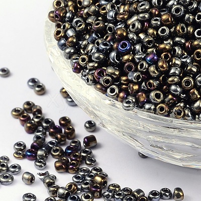 (Repacking Service Available) 8/0 Glass Seed Beads SEED-C018-3mm-602-1