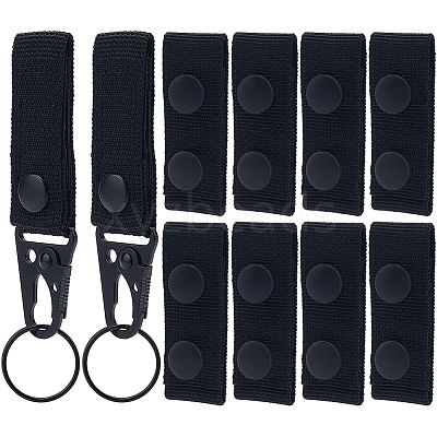 Nylon Tactical Wide Strap Loop Keepers DIY-CP0013-40-1