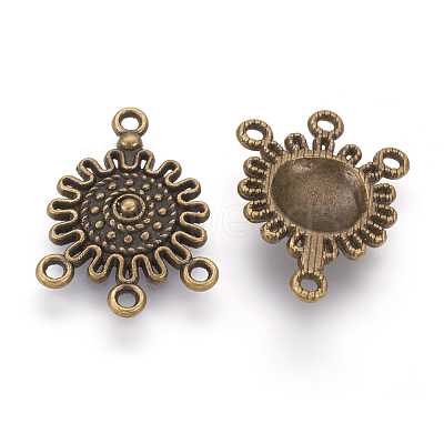 Tibetan Style Alloy Chandelier Components Links LS-MLF0145Y-1