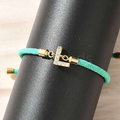 Adjustable Nylon Cord Bracelets BJEW-C096-01G-12-1
