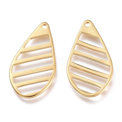 201 Stainless Steel Pendants STAS-K212-06G-1