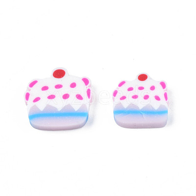 Handmade Polymer Clay Cabochons CLAY-N006-56-1
