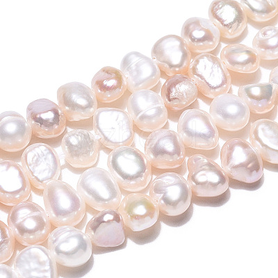 Natural Cultured Freshwater Pearl Beads Strands PEAR-N014-04D-1