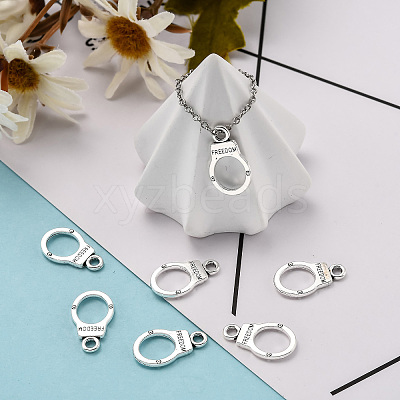 Tibetan Style Alloy Pendants LS-TIBE-S323-082AS-RS-1