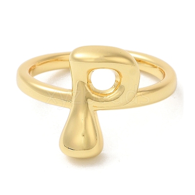 Brass Open Cuff Rings RJEW-U008-06P-G-1