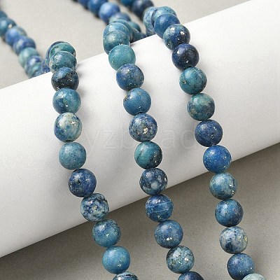 Dyed Natural Dolomite Beads Strands G-D337-8mm-D06-1