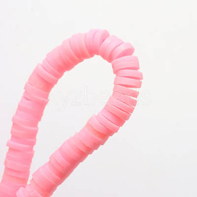 Handmade Polymer Clay Beads X-CLAY-R067-4.0mm-28-1