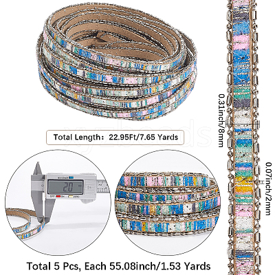 5pcs Imitation Leather Cords LC-CL0001-01C-1
