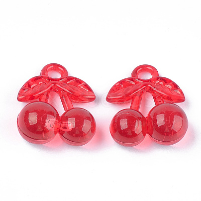 Transparent Acrylic Pendants X-TACR-T005-10-1