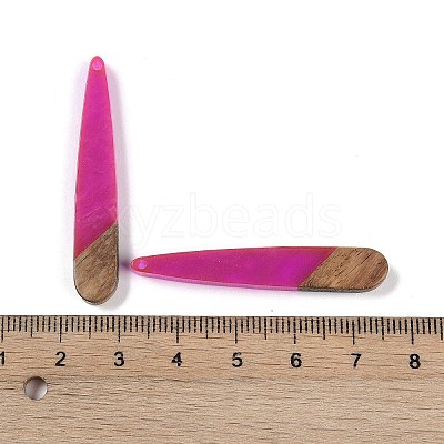 Resin & Wood Pendants WOOD-F015-01F-1