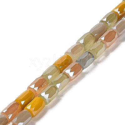Electroplate Glass Beads Strands EGLA-D030-08F-1
