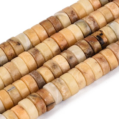 Natural Huanglong Jade Beads Strands G-N367-03A-03-1