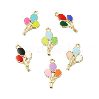 Alloy Enamel Pendants ENAM-B050-10G-1