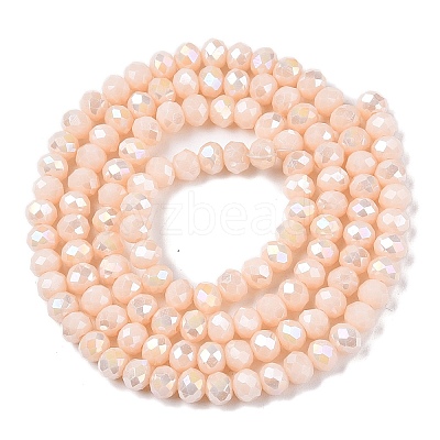 Electroplate Glass Beads Strands LS-EGLA-A044-P4mm-B05-1