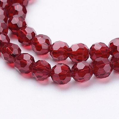 Glass Beads Strands EGLA-J042-6mm-20-1