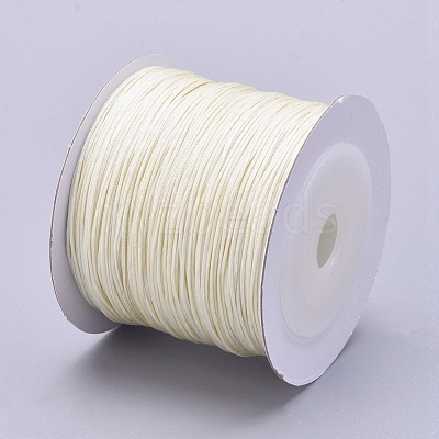 Nylon Braided Cord for Woven Jewelry Making Macrame Craft NWIR-D055-0.6mm-23-1