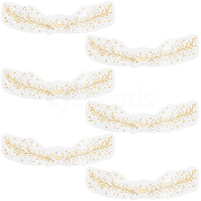 10Pcs Transfer Sticker Proof Removable Temporary Tattoos Stickers DIY-SP0003-65A-04-1