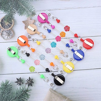 60Pcs 10 Colors UV Plating Iridescent Acrylic Beads MACR-AR0001-23-1