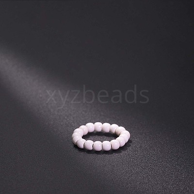 Synthetic Turquoise Stretchy Finger Rings FS-WG01730-26-1