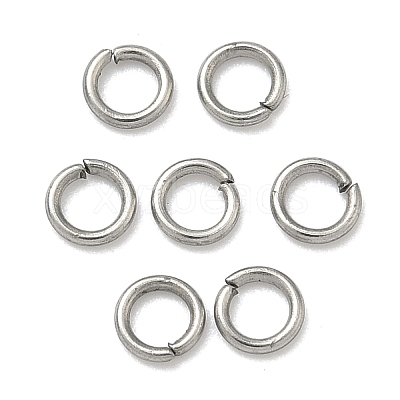 Tarnish Resistant 304 Stainless Steel Open Jump Rings STAS-Q186-02-4x0.7mm-1