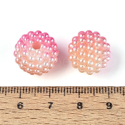 Imitation Pearl Acrylic Beads OACR-T004-15mm-13-1
