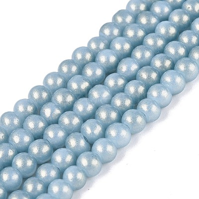 Baking Paint Glass Pearl Beads Strands DGLA-ZX001-05B-16-1