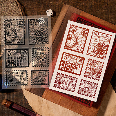Custom PVC Plastic Clear Stamps DIY-WH0618-0120-1