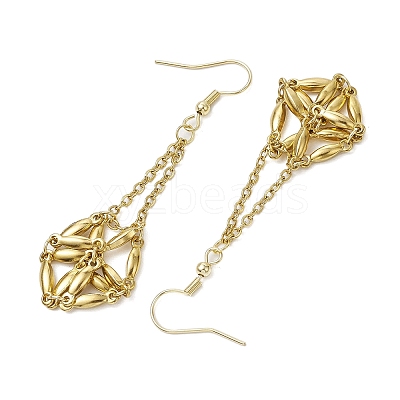 304 Stainless Steel Earring Hooks with Tray EJEW-JE06135-01-1