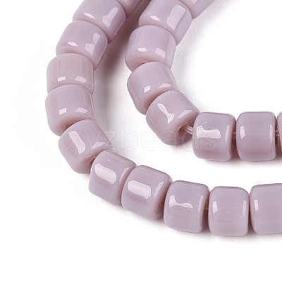 Opaque Solid Color Glass Beads Strands GLAA-N065-4x4mm-C06-1