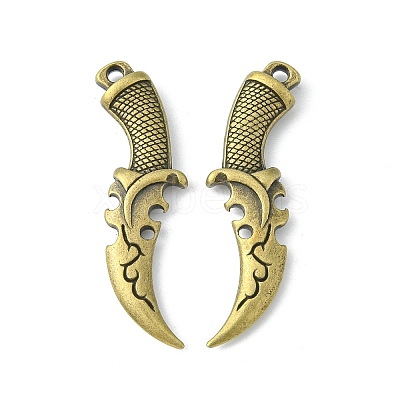 Tibetan Style Alloy Pendants TIBEP-A16825-AB-NR-1
