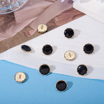 10Pcs Alloy Resin Shank Buttons BUTT-TA0001-36B-1