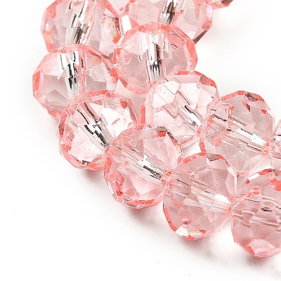 Transparent Baking Paint Glass Beads X1-DGLA-A034-T8mm-D10-1