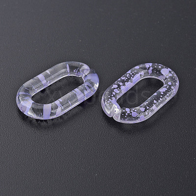 Transparent Acrylic Linking Rings OACR-N009-013B-18-1