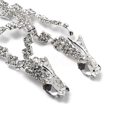 Alloy Rhinestone Hair Chain LS-OHAR-M044-02B-S-1